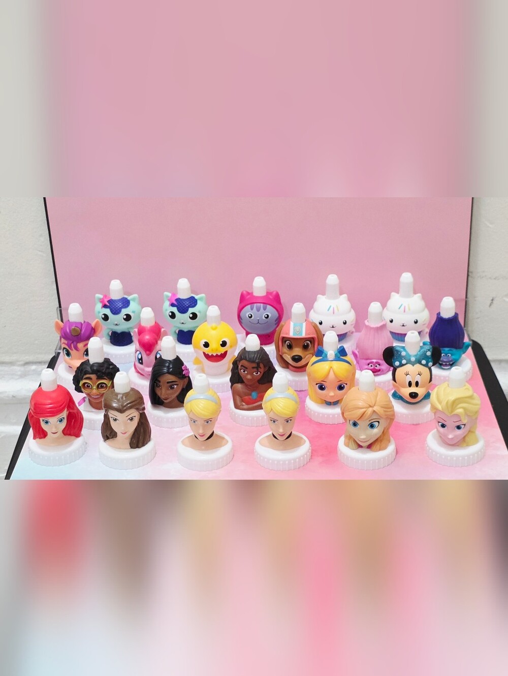 Good to Grow Juice Toppers Disney Pixar Dreamworks My Little Pony Lot of 22 Tops